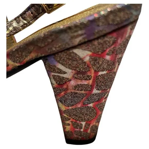 Bruno Giordano Multicolor Designer Women's Bag and Shoe Set. Sz 40 - Picture 13 of 14